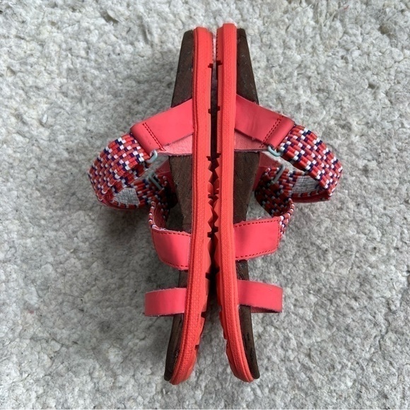 Merrell Women's AROUND TOWN SUNVUE Hot Coral Thong Sandals Size 8 - Picture 4 of 11